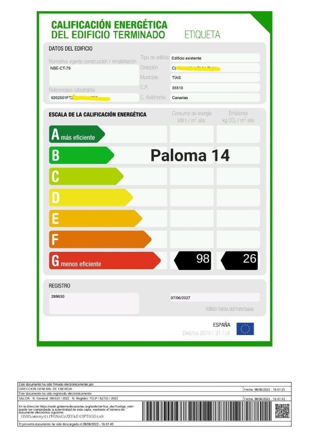 Vivienda Vacacional Paloma 14 プエルト・デル・カルメン エクステリア 写真